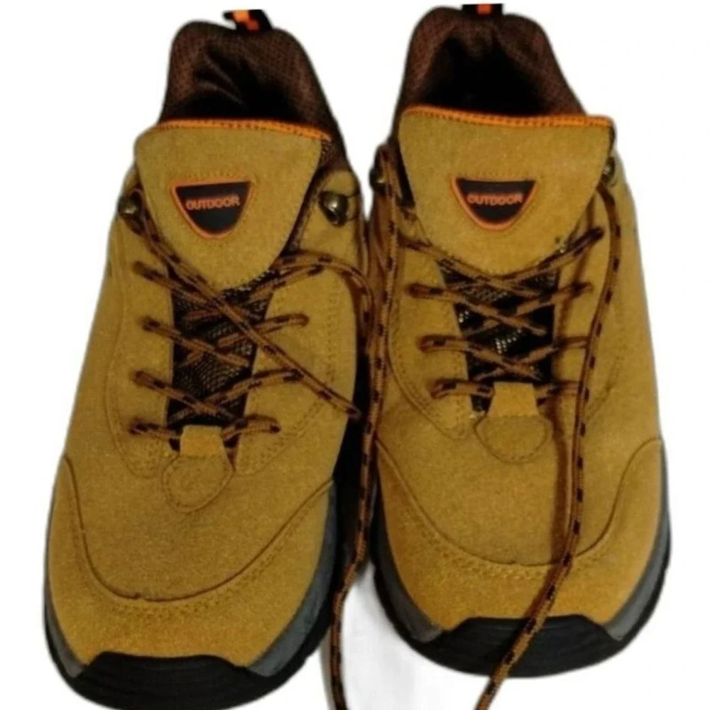 Outdoor Hiking Shoes Suede Leather‎ Ankle Support Trail Walking Boots